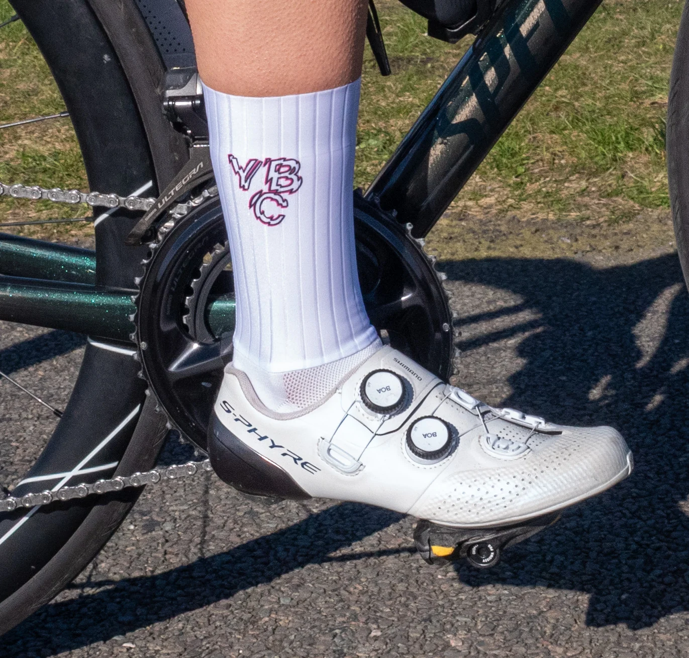 WattFits custom socks and cycling shoes
