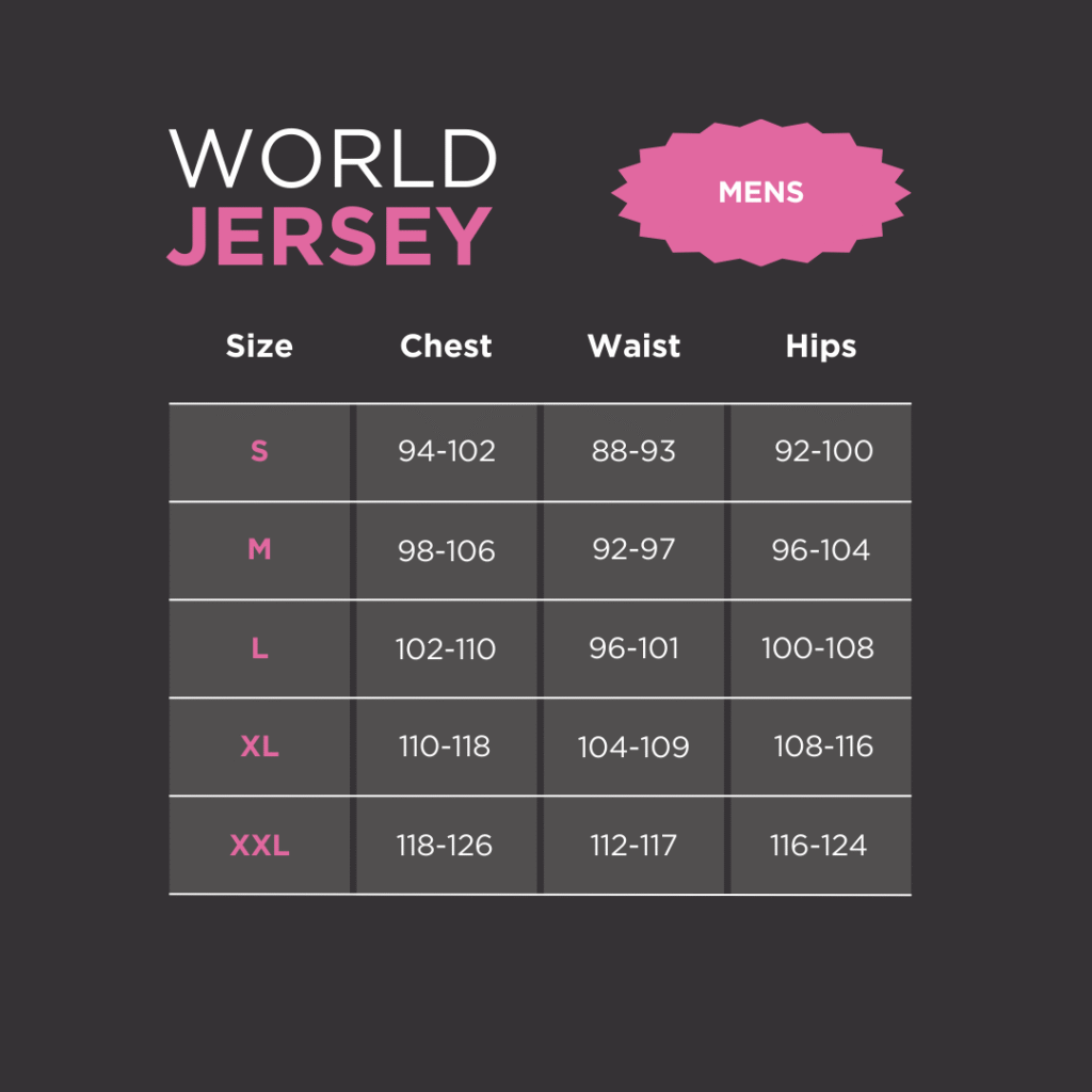 Black and Pink Minimalist Size Chart Instagram Post