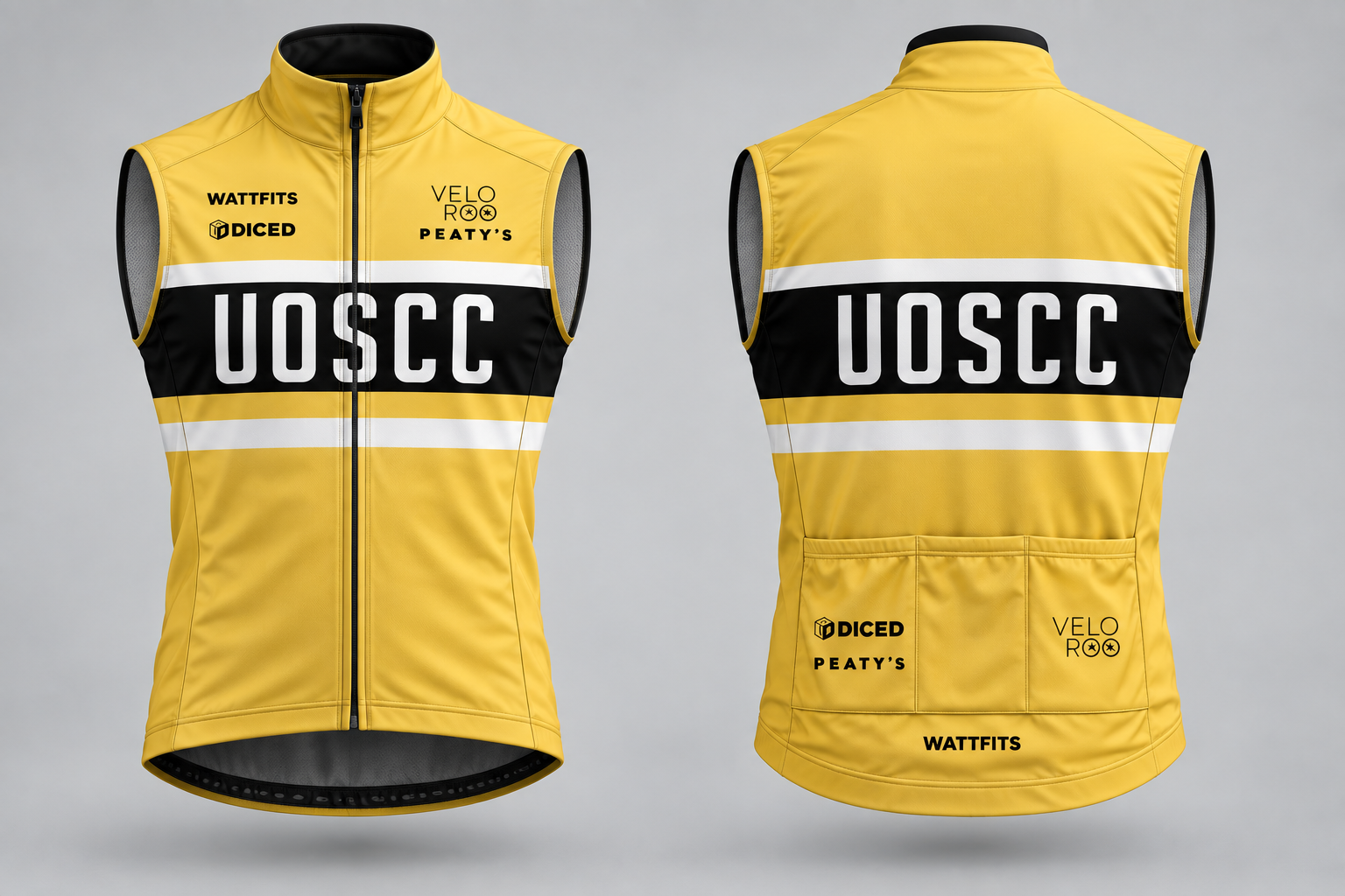 WattFits - Custom Gilet - UOSCC Hill Climb