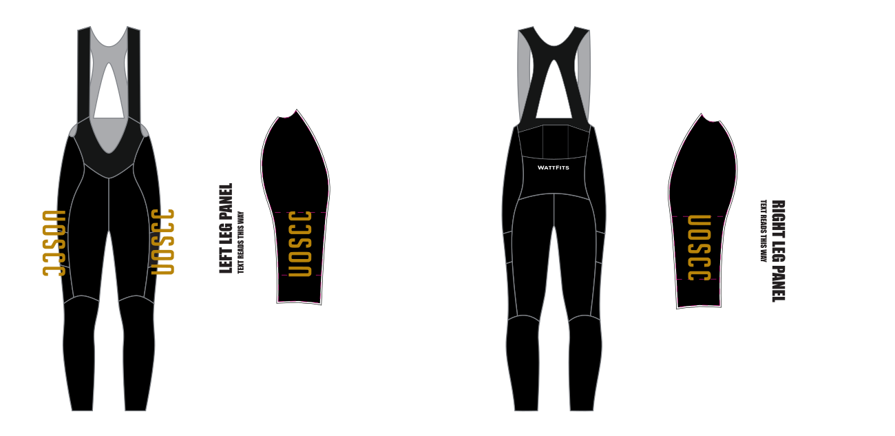 WattFits - Custom Bib Tights UOSCC